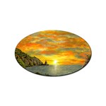 James Hurley Point Lighthouse -AveHurley ArtRevu.com- Sticker Oval (10 pack)