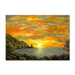James Hurley Point Lighthouse -AveHurley ArtRevu.com- Sticker A4 (10 pack)