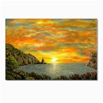 James Hurley Point Lighthouse -AveHurley ArtRevu.com- Postcards 5  x 7  (Pkg of 10)