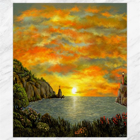 James Hurley Point Lighthouse 8.15 x9.66  Canvas - 1