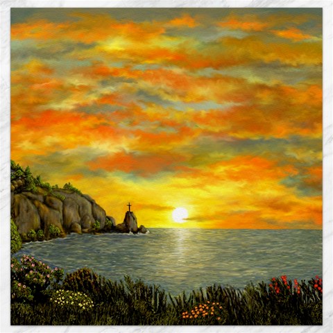 James Hurley Point Lighthouse 11.4 x11.56  Canvas - 1