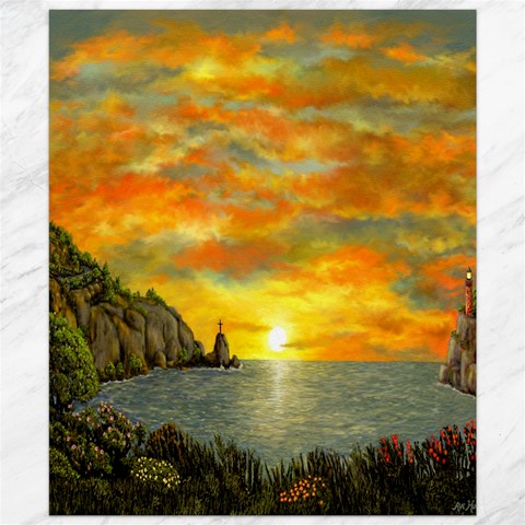 James Hurley Point Lighthouse 19.57 x23.15  Canvas - 1