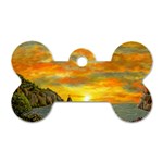 James Hurley Point Lighthouse -AveHurley ArtRevu.com- Dog Tag Bone (Two Sides)