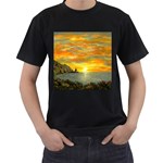 James Hurley Point Lighthouse -AveHurley ArtRevu.com- Men s T-Shirt (Black)