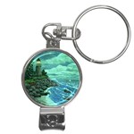 Jerrys Lighthouse -  Ave Hurley - Wrap Canvas Version Nail Clippers Key Chain