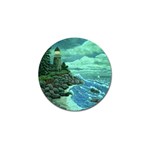 Jerrys Lighthouse -  Ave Hurley - Wrap Canvas Version Golf Ball Marker (4 pack)