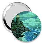 Jerrys Lighthouse -  Ave Hurley - Wrap Canvas Version 3  Handbag Mirror