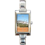 mountainscene1 Rectangular Italian Charm Watch