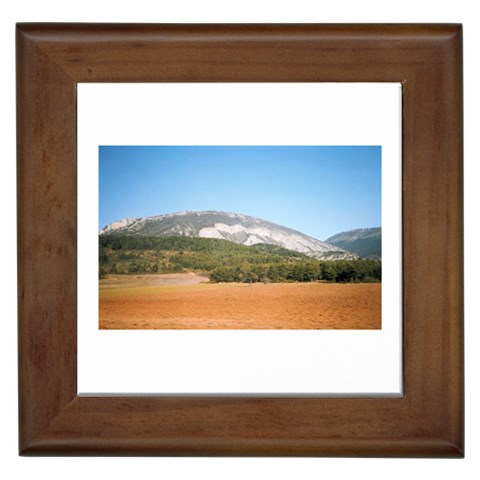 mountainscene1 Framed Tile from ArtsNow.com Front