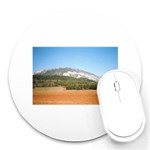 mountainscene1 Round Mousepad