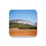 mountainscene1 Rubber Square Coaster (4 pack)