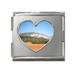 mountainscene1 Mega Link Heart Italian Charm (18mm)