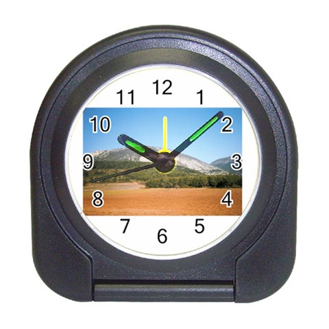 mountainscene1 Travel Alarm Clock from ArtsNow.com Front