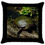 Turtle Throw Pillow Case (Black)
