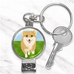 Walking Dog Nail Clippers Key Chain