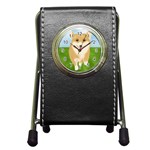 Walking Dog Pen Holder Desk Clock