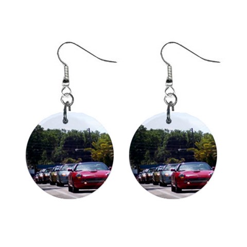 Cruise 1  Button Earrings from ArtsNow.com Front