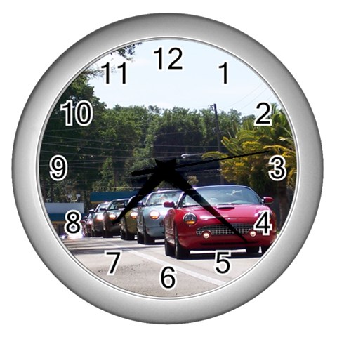 Cruise Wall Clock (Silver) from ArtsNow.com Front