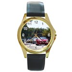 Cruise Round Gold Metal Watch