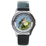 Woodpecker -  Quality Unisex Leather Strap Watch