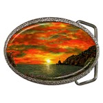Alyssa s Sunset -Ave Hurley ArtRevu.com- Belt Buckle