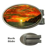 Alyssa s Sunset -Ave Hurley ArtRevu.com- Money Clip (Oval)