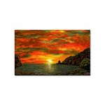 Alyssa s Sunset -Ave Hurley ArtRevu.com- Sticker (Rectangular)