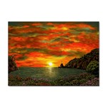 Alyssa s Sunset -Ave Hurley ArtRevu.com- Sticker A4 (10 pack)