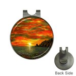 Alyssa s Sunset -Ave Hurley ArtRevu.com- Golf Ball Marker Hat Clip