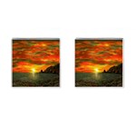 Alyssa s Sunset -Ave Hurley ArtRevu.com- Cufflinks (Square)
