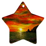Alyssa s Sunset -Ave Hurley ArtRevu.com- Star Ornament (Two Sides)