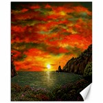 Alyssa s Sunset -Ave Hurley ArtRevu.com- Canvas 16  x 20 