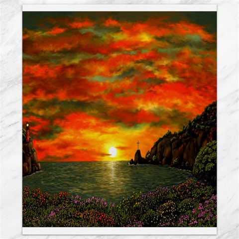 Alyssa s Sunset 19.57 x23.15  Canvas - 1