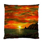 Alyssa s Sunset -Ave Hurley ArtRevu.com- Standard Cushion Case (Two Sides)