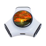 Alyssa s Sunset -Ave Hurley ArtRevu.com- 3-Port USB Hub