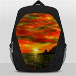 Alyssa s Sunset -Ave Hurley ArtRevu.com- Backpack Bag