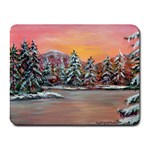 Jane s Winter Sunset -AveHurley ArtRevu.com- Small Mousepad