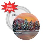 Jane s Winter Sunset -AveHurley ArtRevu.com- 2.25  Button (100 pack)