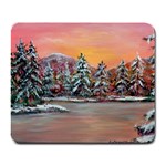 Jane s Winter Sunset -AveHurley ArtRevu.com- Large Mousepad