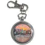 Jane s Winter Sunset -AveHurley ArtRevu.com- Key Chain Watch