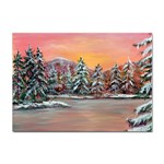 Jane s Winter Sunset -AveHurley ArtRevu.com- Sticker A4 (100 pack)