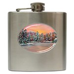 Jane s Winter Sunset -AveHurley ArtRevu.com- Hip Flask (6 oz)