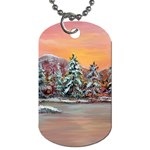 Jane s Winter Sunset -AveHurley ArtRevu.com- Dog Tag (Two Sides)