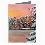 Jane s Winter Sunset -AveHurley ArtRevu.com- Greeting Card
