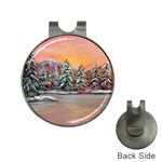 Jane s Winter Sunset -AveHurley ArtRevu.com- Golf Ball Marker Hat Clip