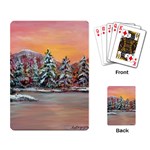 Jane s Winter Sunset -AveHurley ArtRevu.com- Playing Cards Single Design