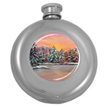 Jane s Winter Sunset -AveHurley ArtRevu.com- Hip Flask (5 oz)