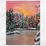 Jane s Winter Sunset -AveHurley ArtRevu.com- Canvas 18  x 24 