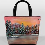Jane s Winter Sunset -AveHurley ArtRevu.com- Bucket Bag