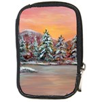 Jane s Winter Sunset -AveHurley ArtRevu.com- Compact Camera Leather Case